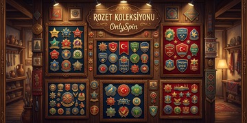 OnlySpin rozet koleksiyon oyunu
